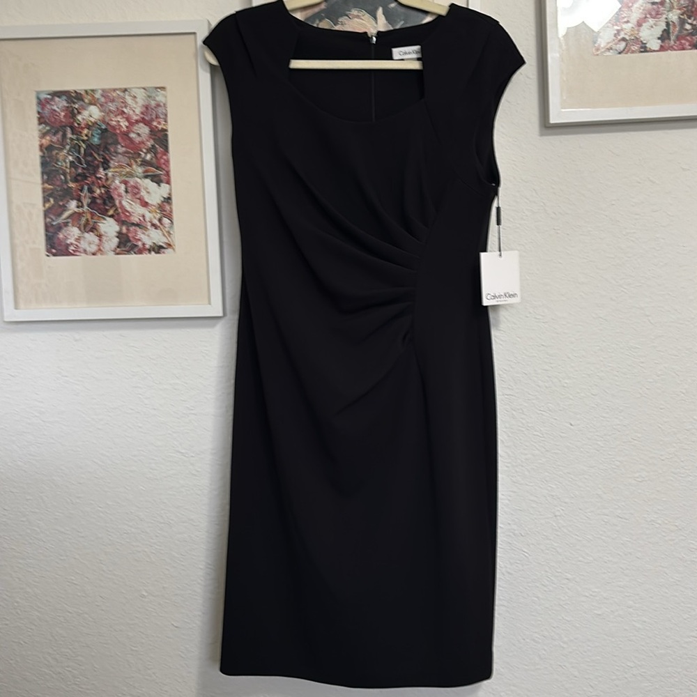 Calvin Klein, black dress